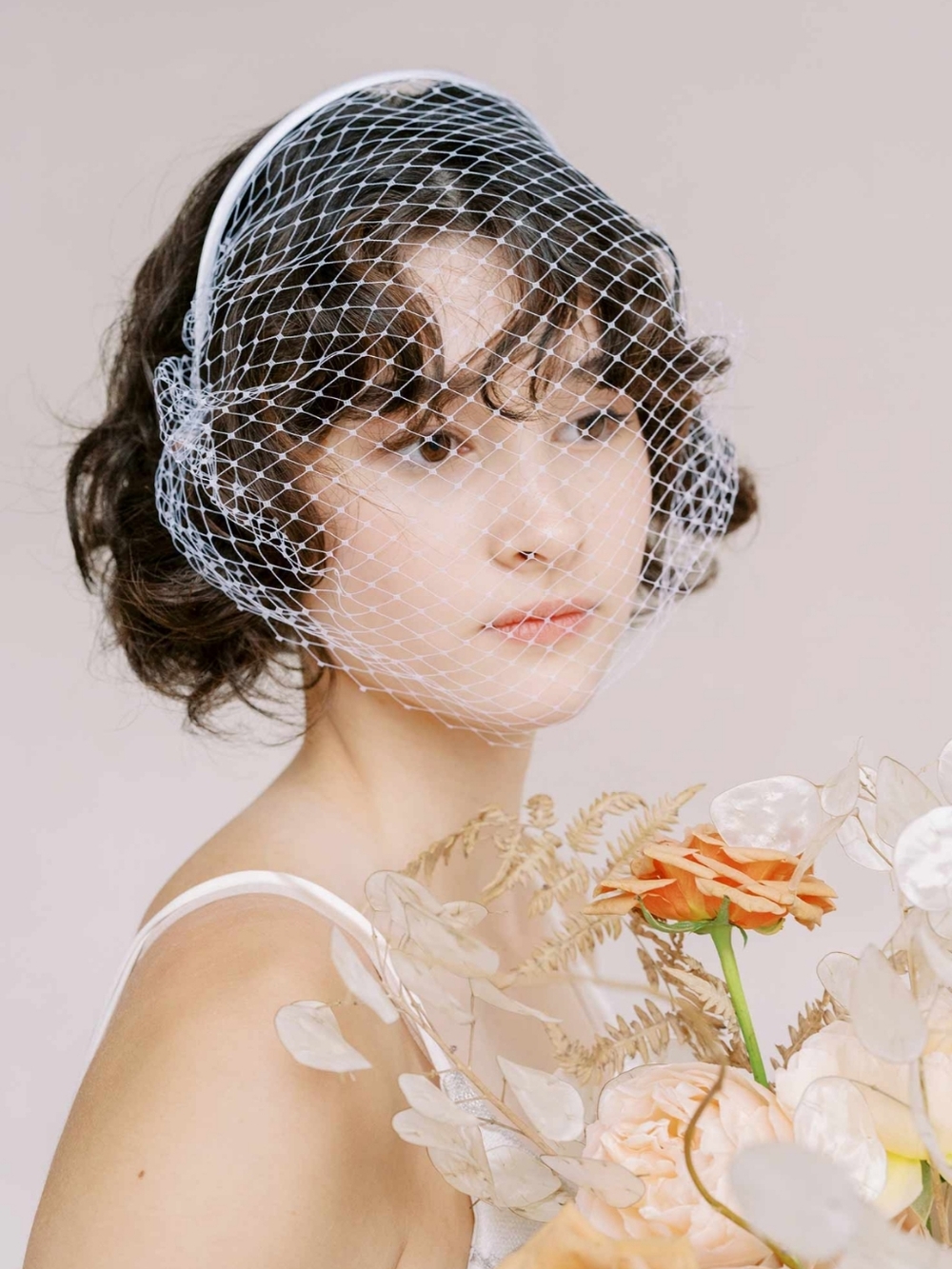 Birdcage veil from Twigs and Honey